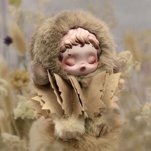 Pop Mart  θSKULLPANDA Teskwood Series Plush Doll